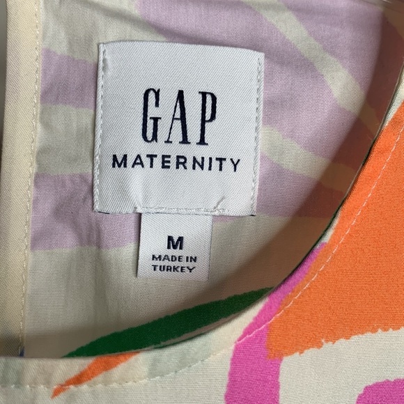 Gap Maternity Tiered‎ Dress in Multi Floral - Picture 5 of 7